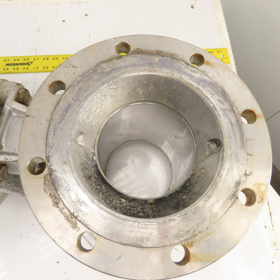 Jamesbury 4" Pneumatic Actuated CF8M Stainless Valve 275PSIG W/ Positioner