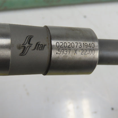 Star 02020731940 .5937 x 22.00 Coolant Thru Deep Hole Gun Drill