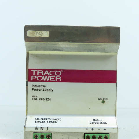 Traco TSL240-124 24V 10.0A DC Power Supply 100-120/220-240V Input
