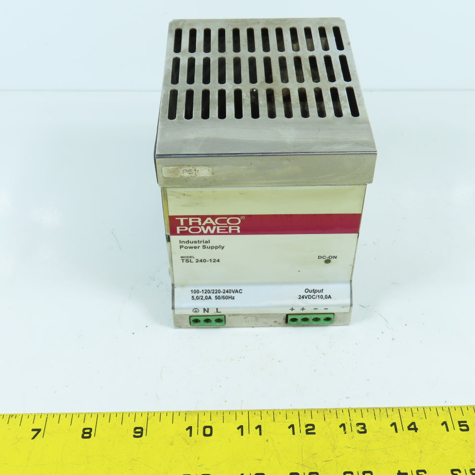 Traco TSL240-124 24V 10.0A DC Power Supply 100-120/220-240V Input