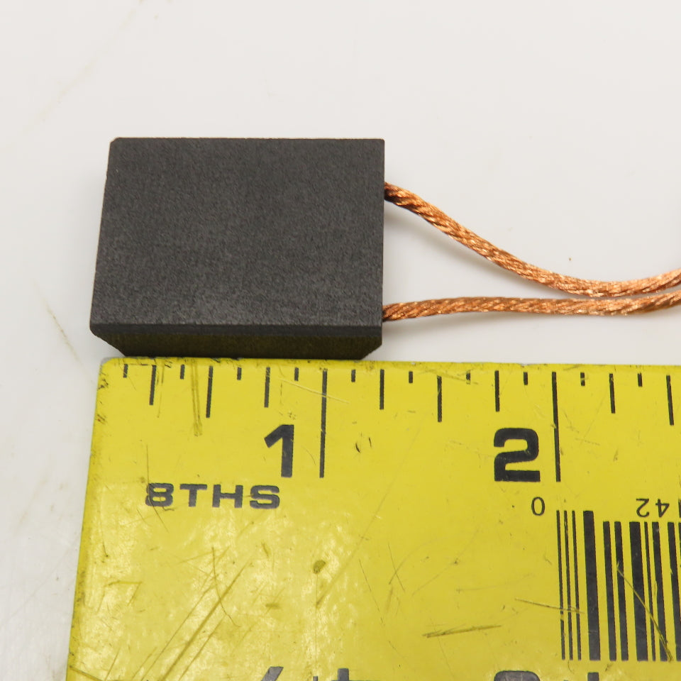 Helwig Carbon 26051475 1" x 1-1/4" Long x 3/8" Thick Carbon Brush Lot Of 2
