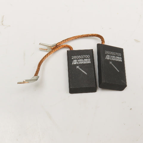 Helwig Carbon 26050700 1" x 1-3/4" Long x 3/8" Thick Carbon Brush Lot Of 2