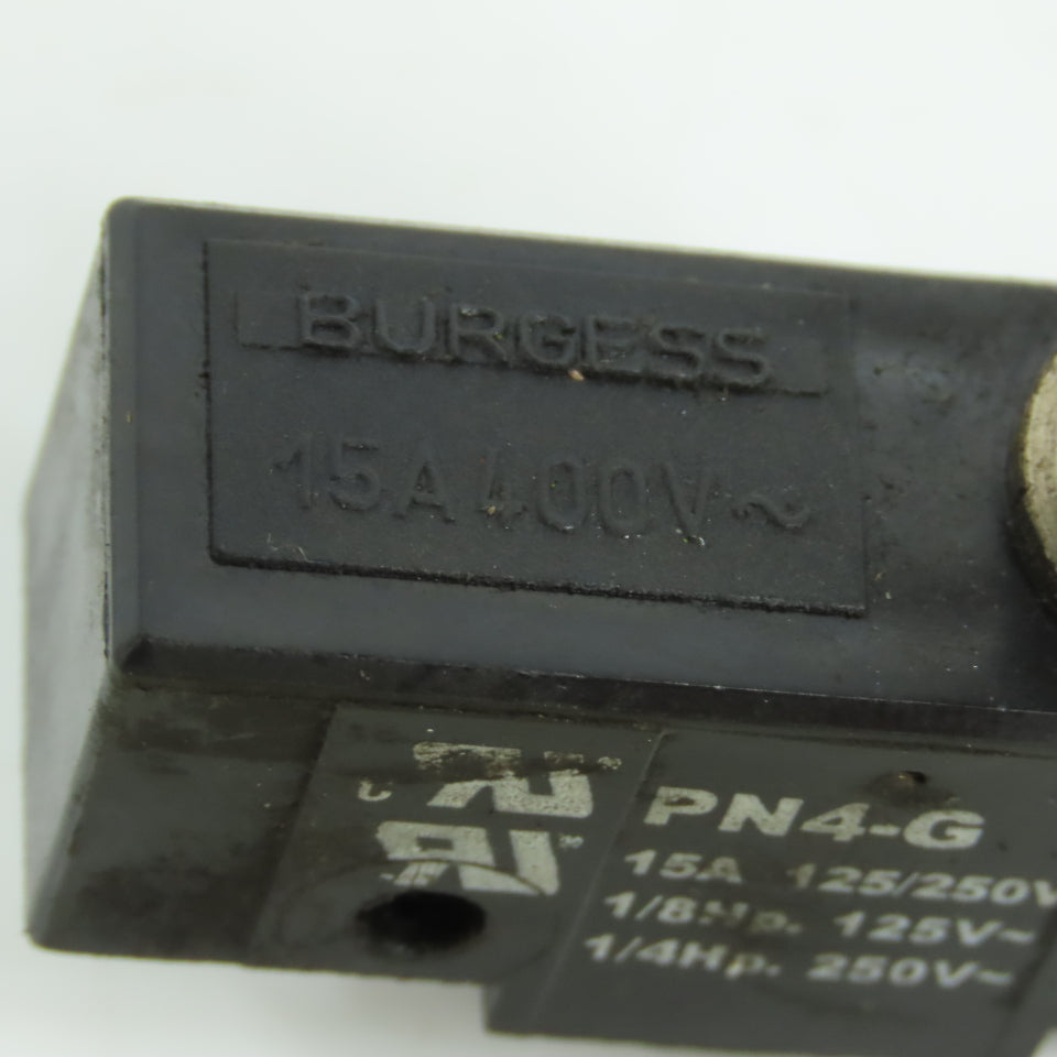 Burgess PN4-G Roller Plunger Limit Switch 15A 400V