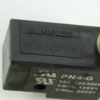 Burgess PN4-G Roller Plunger Limit Switch 15A 400V