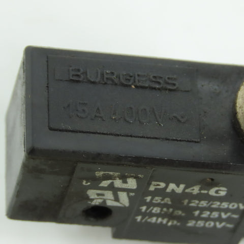 Burgess PN4-G Roller Plunger Limit Switch 15A 400V