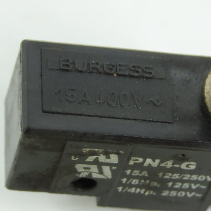 Burgess PN4-G Roller Plunger Limit Switch 15A 400V