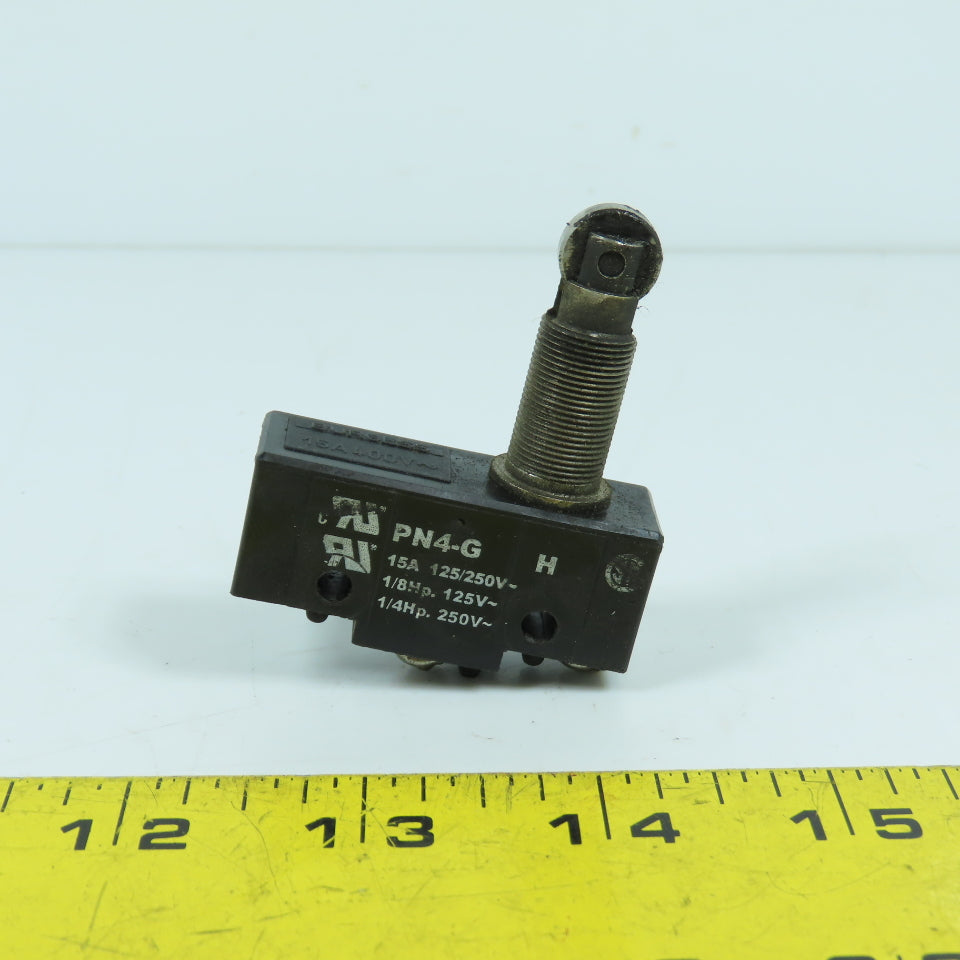 Burgess PN4-G Roller Plunger Limit Switch 15A 400V