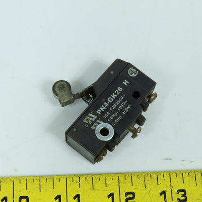 Burgess PN4-GK26 15A Roller Snap Action Limit Switch 125-250V