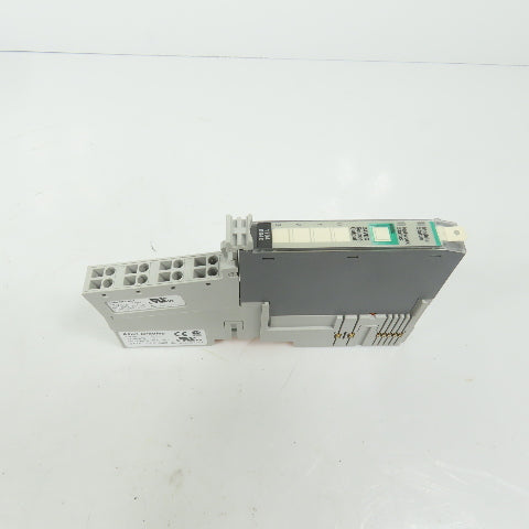 Allen Bradley 1734-OB4E Ser C Output Module 24VDC W/ 1734-RTB & 1734-MB Base