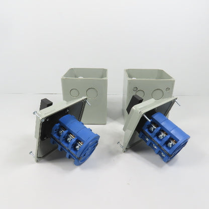 Baomain SZW26-63/D303.3D Universal Rotary Selector Cam Switch 3-Pos Lot/2