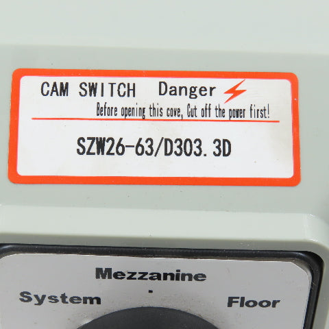 Baomain SZW26-63/D303.3D Universal Rotary Selector Cam Switch 3-Pos Lot/2