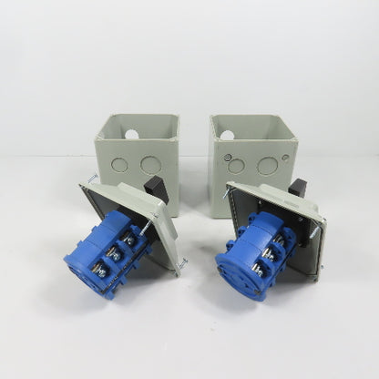 Baomain SZW26-63/D303.3D Universal Rotary Selector Cam Switch 3-Pos Lot/2