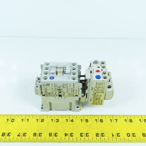 Allen Bradley 100-C12*10 Ser A 600V 12A Contactor 120V Coil W/193-EA1EB Overload