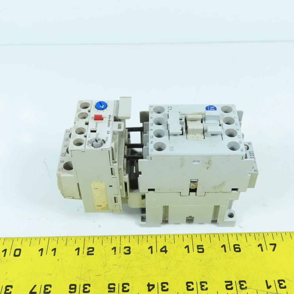 Allen Bradley 100-C12*10 Ser A 600V 12A Contactor 120V Coil W/193-EA1EB Overload