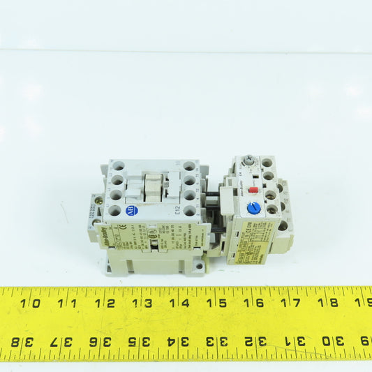 Allen Bradley 100-C12*10 Ser A 600V 12A Contactor 120V Coil W/193-EA1EB Overload