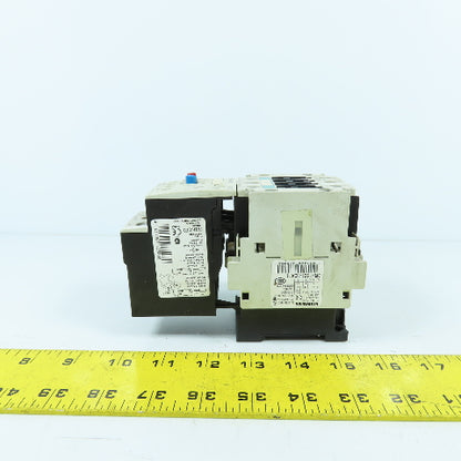 Siemens 3RT1026-1B 600V 15HP Contactor 24VDC Coil W/3RB1026-1QB0 Overload