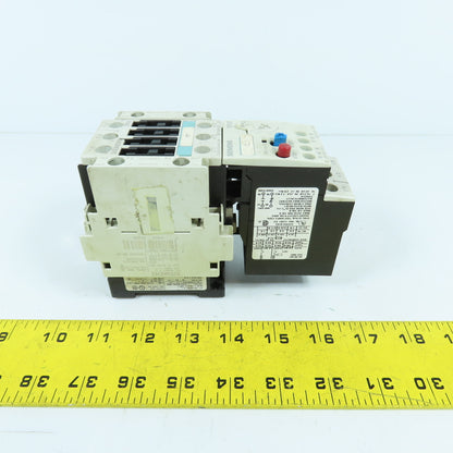 Siemens 3RT1026-1B 600V 15HP Contactor 24VDC Coil W/3RB1026-1QB0 Overload