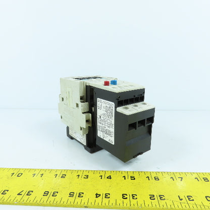 Siemens 3RT1026-1B 600V 15HP Contactor 24VDC Coil W/3RB1026-1QB0 Overload