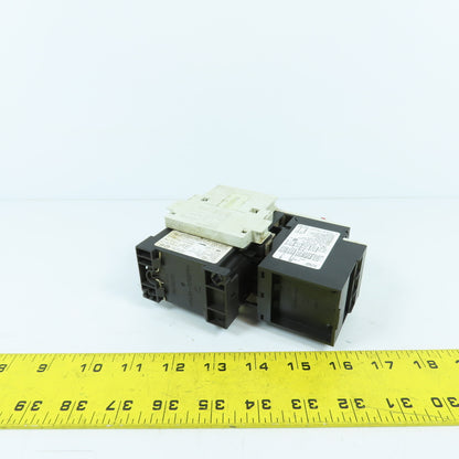 Siemens 3RT1026-1B 600V 15HP Contactor 24VDC Coil W/3RB1026-1QB0 Overload