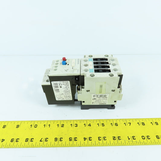 Siemens 3RT1026-1B 600V 15HP Contactor 24VDC Coil W/3RB1026-1QB0 Overload