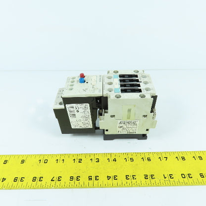 Siemens 3RT1026-1B 600V 15HP Contactor 24VDC Coil W/3RB1026-1QB0 Overload