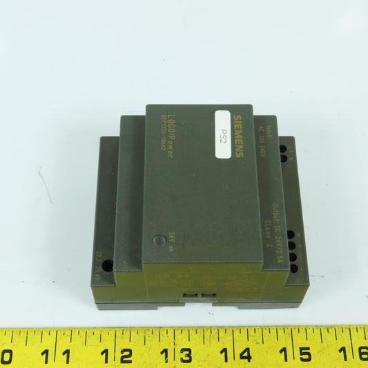 Siemens 6EP1332-1SH42 LOGO 24VDC 2.5A Power Supply 100-240VAC Input