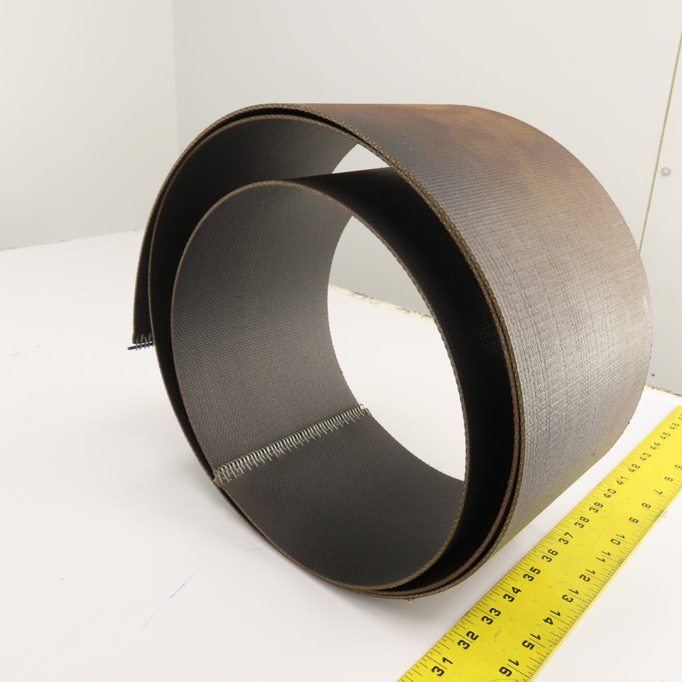 8' Long x 6" Wide Smooth Top Interwoven Conveyor Belt W/ Lacing