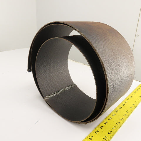 8' Long x 6" Wide Smooth Top Interwoven Conveyor Belt W/ Lacing