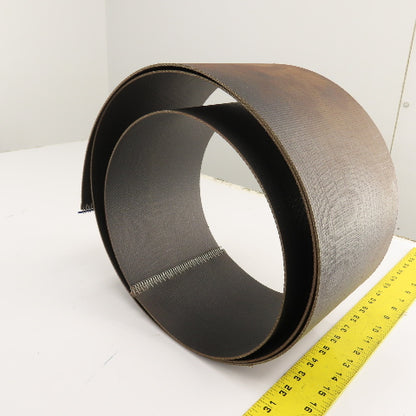 8' Long x 6" Wide Smooth Top Interwoven Conveyor Belt W/ Lacing