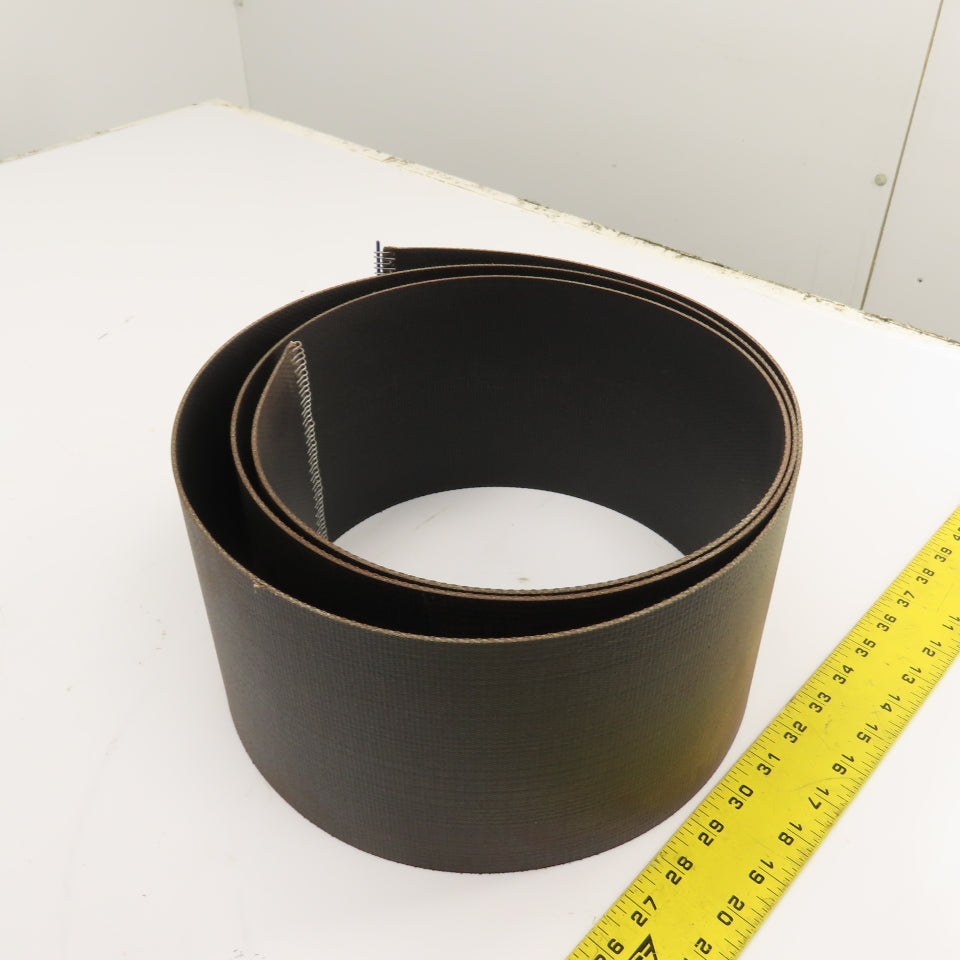 8' Long x 6" Wide Smooth Top Interwoven Conveyor Belt W/ Lacing