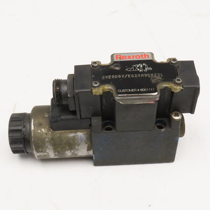 Rexroth 4WE6D6X/EG24N9DK23L 4/2 Position Single Solenoid Direction Valve 24VDC