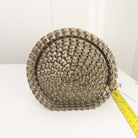 322" OAL x 12" Wide Plastic Open Link Table Top Conveyor Chain (Stainless)
