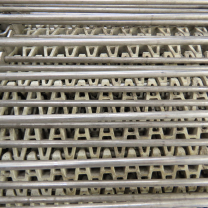 322" OAL x 12" Wide Plastic Open Link Table Top Conveyor Chain (Stainless)