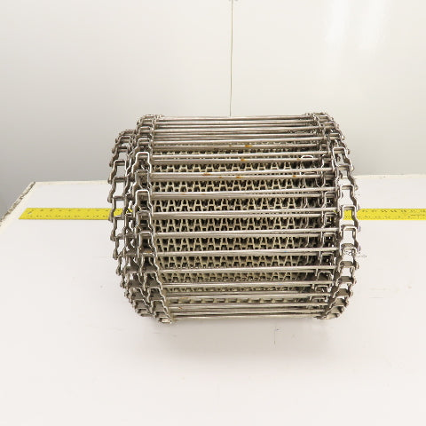 322" OAL x 12" Wide Plastic Open Link Table Top Conveyor Chain (Stainless)