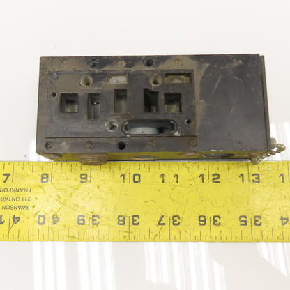 Schrader Bellows K022078 Pneumatic Valve Base 5 Port 3/8 NPT