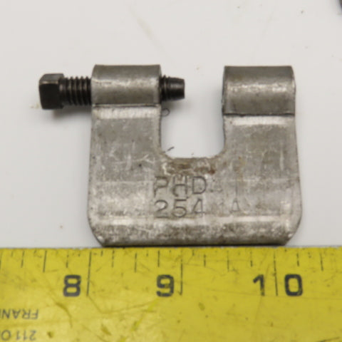PHD 1/2" Threaded I-Beam Flange C-Clamp Lot Of 13