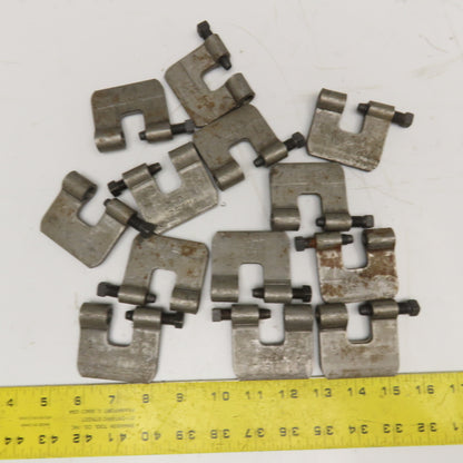 PHD 1/2" Threaded I-Beam Flange C-Clamp Lot Of 13