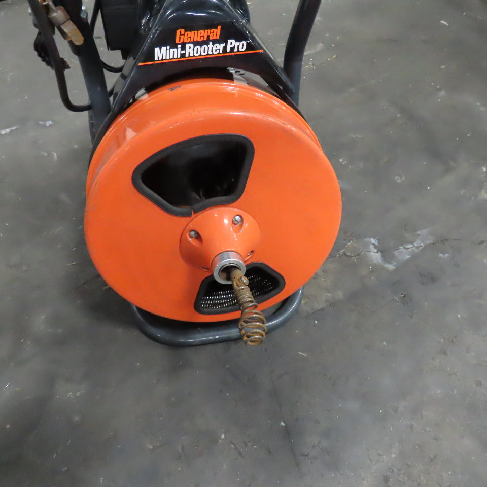 General Mini-Rooter PRO Professional Drain Cleaner Auger Clog Snake 115V 50'