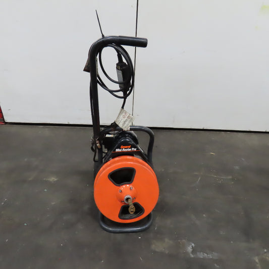General Mini-Rooter PRO Professional Drain Cleaner Auger Clog Snake 115V 50'