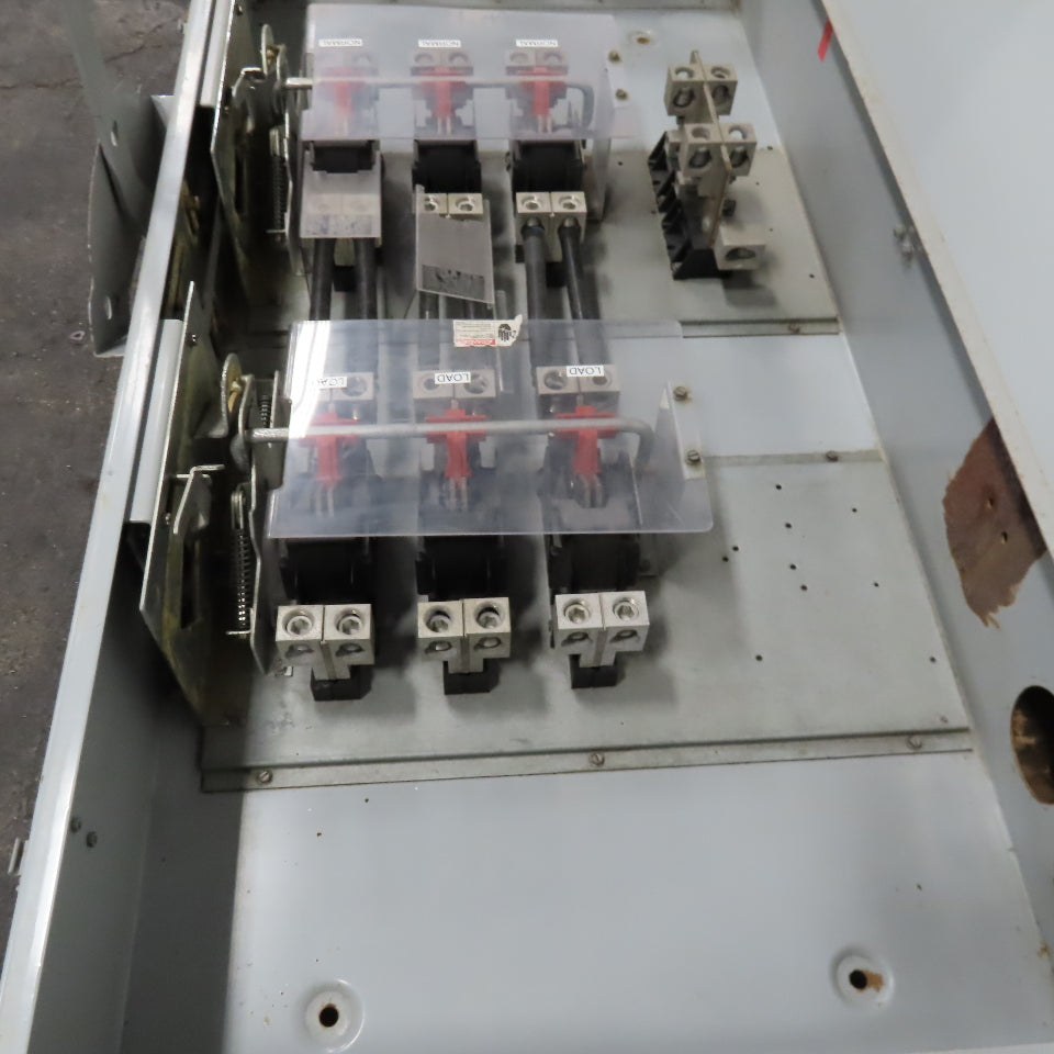 Siemens DTNF366 600VAC 250VDC Non-Fusible Double Throw Safety Switch 600A Type 1