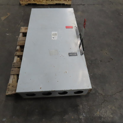 Siemens DTNF366 600VAC 250VDC Non-Fusible Double Throw Safety Switch 600A Type 1