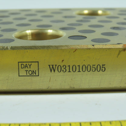 Dayton W0310100505 Slide Plate 100 x 100 x 20mm Brass