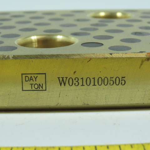 Dayton W0310100505 Slide Plate 100 x 100 x 20mm Brass