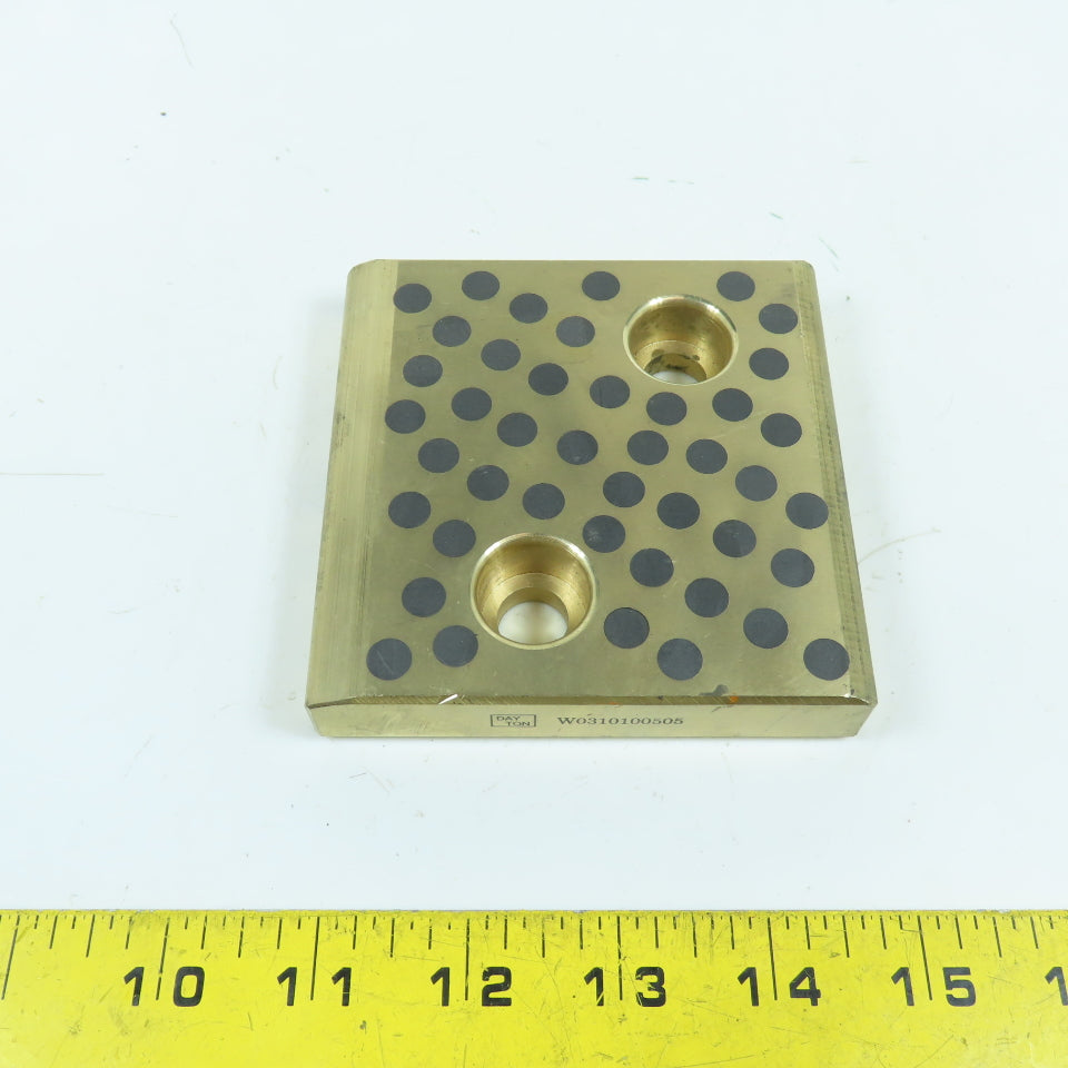 Dayton W0310100505 Slide Plate 100 x 100 x 20mm Brass