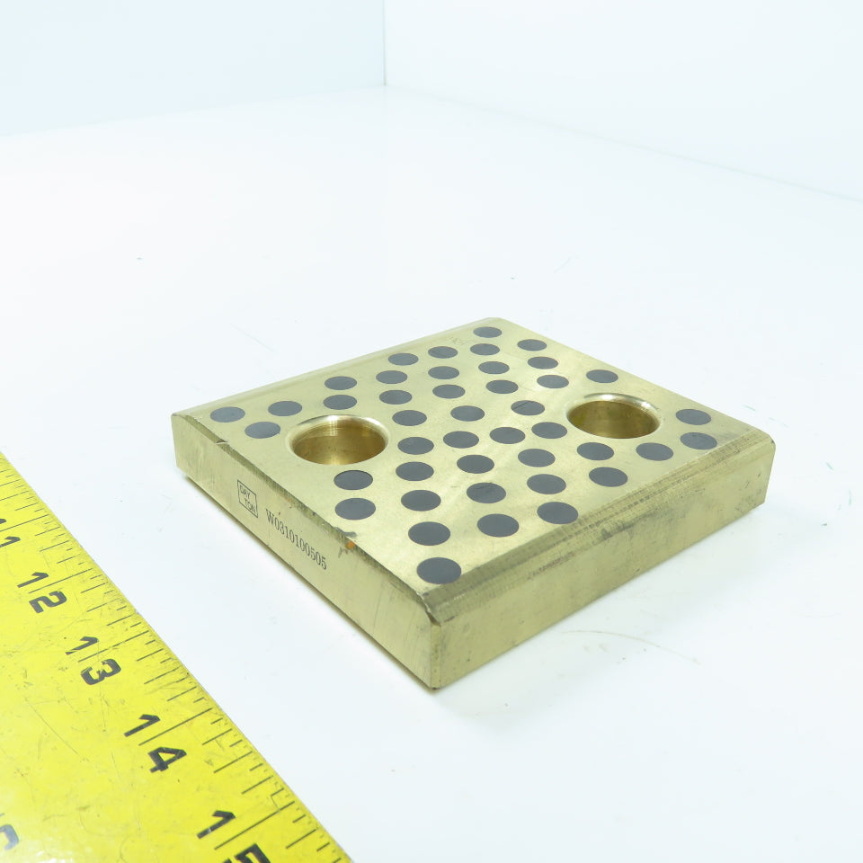 Dayton W0310100505 Slide Plate 100 x 100 x 20mm Brass