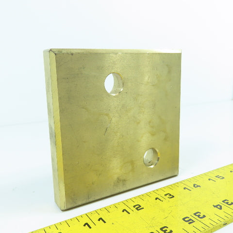 Dayton W0310100505 Slide Plate 100 x 100 x 20mm Brass