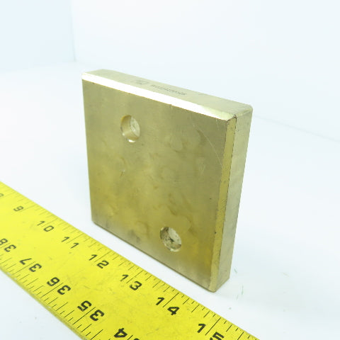 Dayton W0310100505 Slide Plate 100 x 100 x 20mm Brass