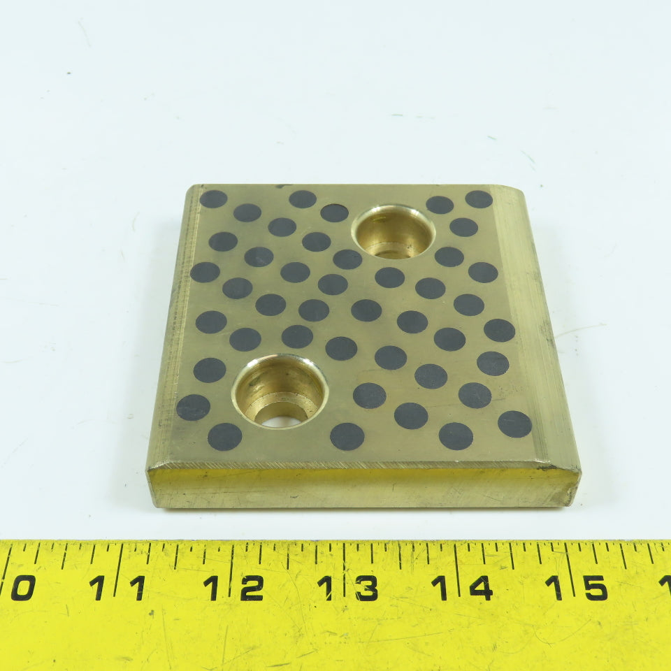 Dayton W0310100505 Slide Plate 100 x 100 x 20mm Brass