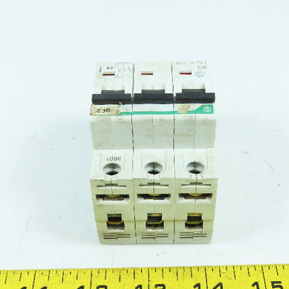 Moeller FAZ-3-C50 50A 3-Pole 3-Phase Rail Mount Circuit Breaker 415V