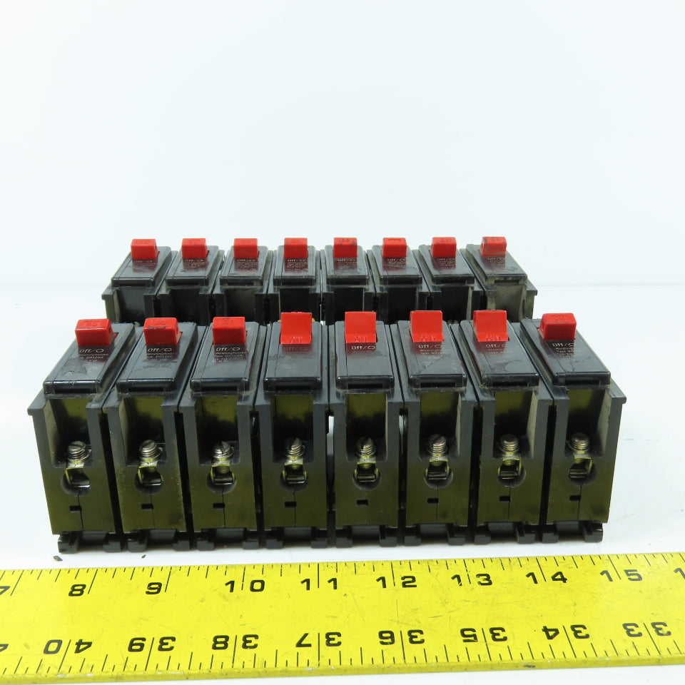 Westinghouse BR120R 20A Single Pole 1P Plug-On Circuit Breaker 120/240V Lot/16